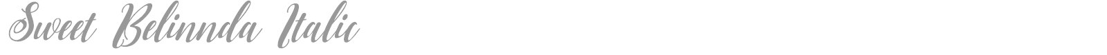Sweet Belinnda font preview